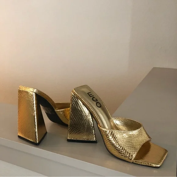 Gold Mules by EGO - Picture 4 of 10